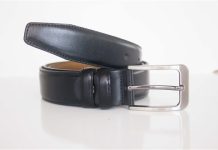 Leather Belt – Piano Black